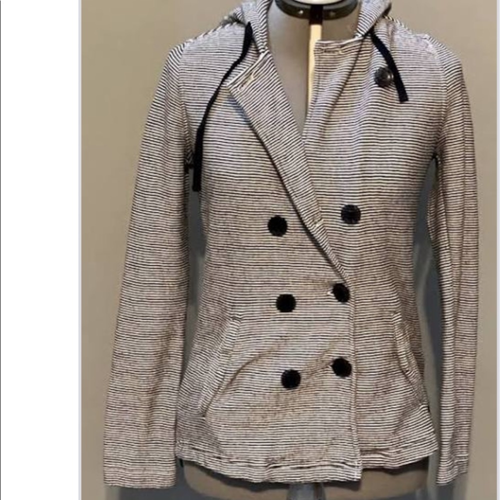 Roxy striped hooded jacket/ blazer